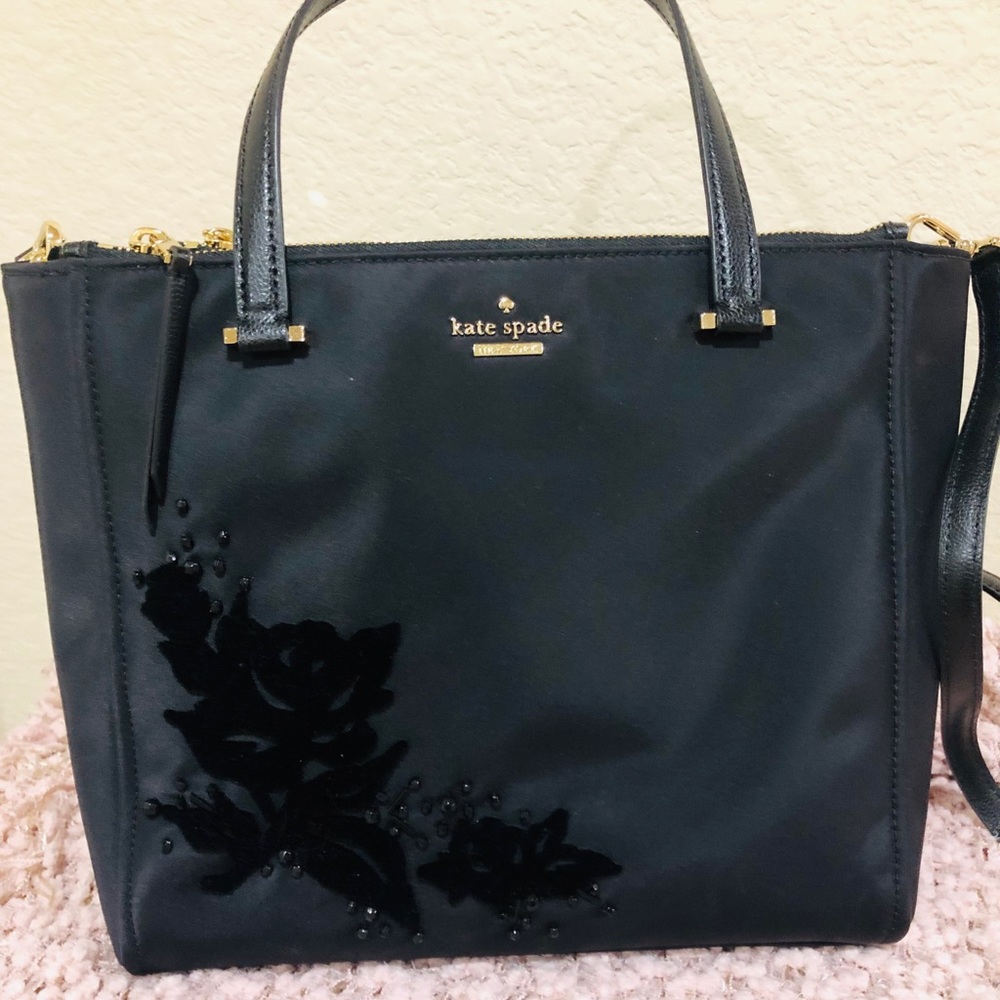 Kate spade nylon Dawn place Embellished Alyse tote